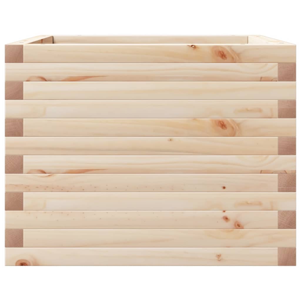 vidaXL Pflanzkübel 60x60x45,5 cm Massivholz Kiefer