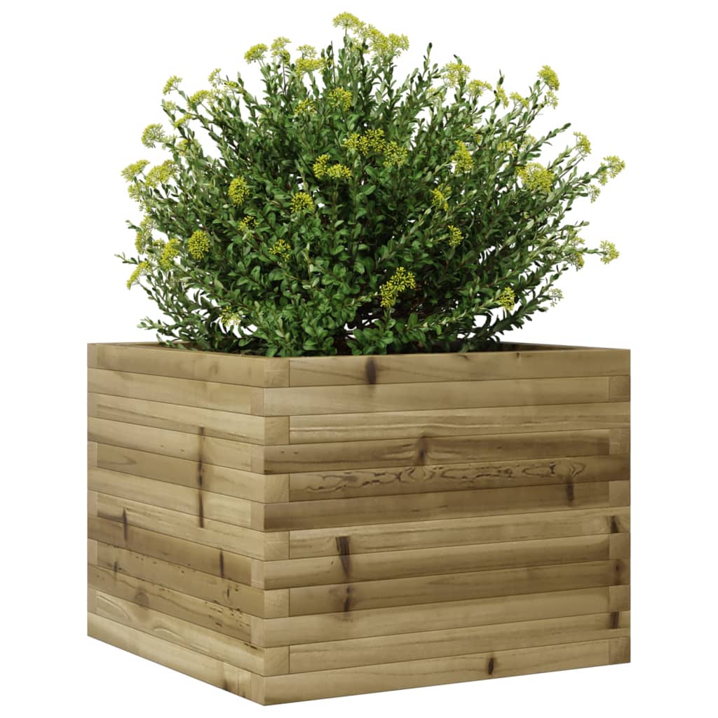 vidaXL Pflanzkübel 60x60x45,5 cm Kiefernholz Imprägniert