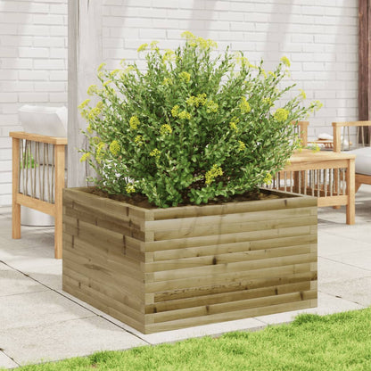 vidaXL Pflanzkübel 80x80x45,5 cm Kiefernholz Imprägniert