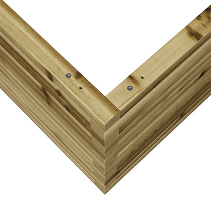 vidaXL Pflanzkübel 80x80x45,5 cm Kiefernholz Imprägniert