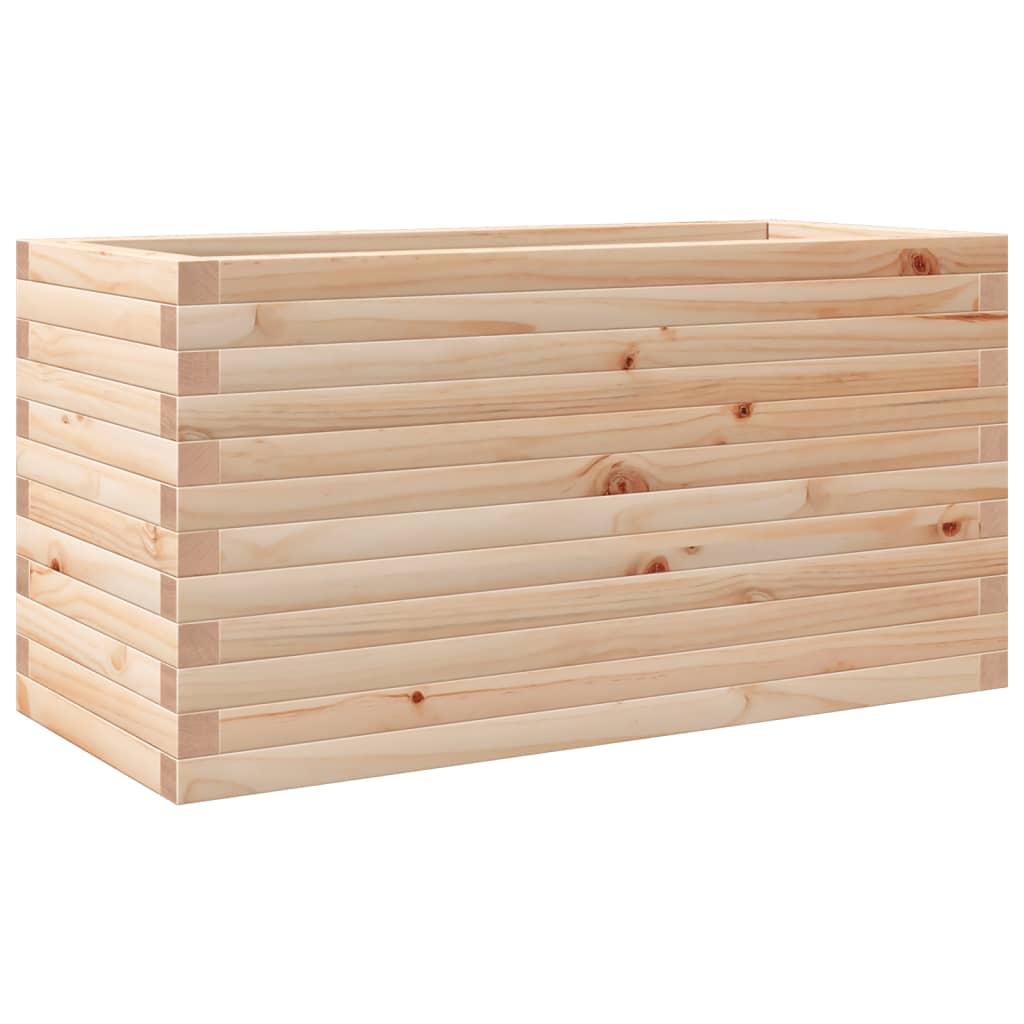 vidaXL Pflanzkübel 90x40x45,5 cm Massivholz Kiefer
