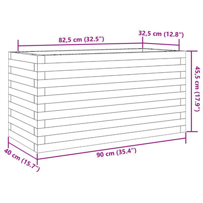 vidaXL Pflanzkübel 90x40x45,5 cm Kiefernholz Imprägniert