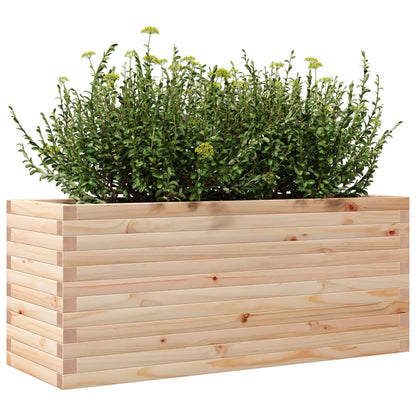 vidaXL Pflanzkübel 110x40x45,5 cm Massivholz Kiefer