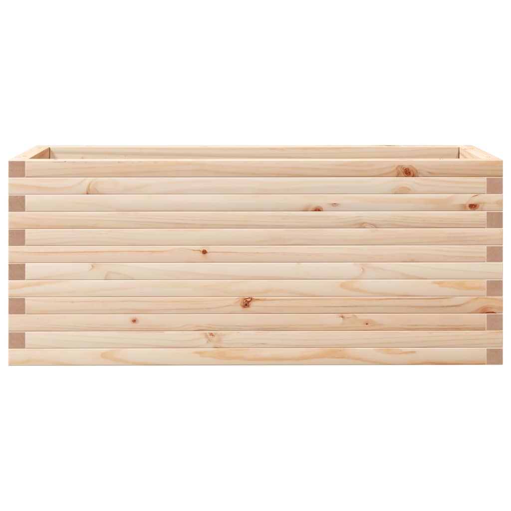 vidaXL Pflanzkübel 110x40x45,5 cm Massivholz Kiefer