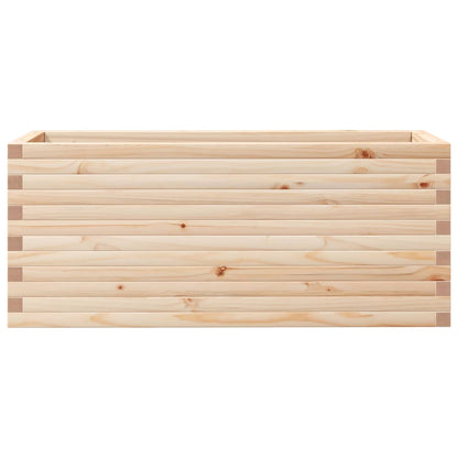 vidaXL Pflanzkübel 110x40x45,5 cm Massivholz Kiefer