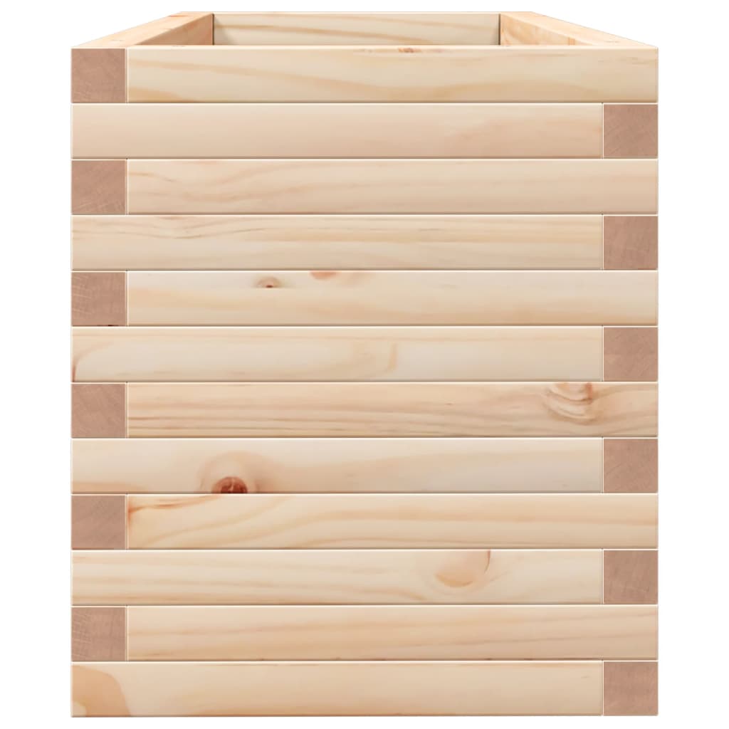 vidaXL Pflanzkübel 110x40x45,5 cm Massivholz Kiefer