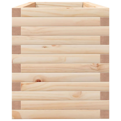 vidaXL Pflanzkübel 110x40x45,5 cm Massivholz Kiefer