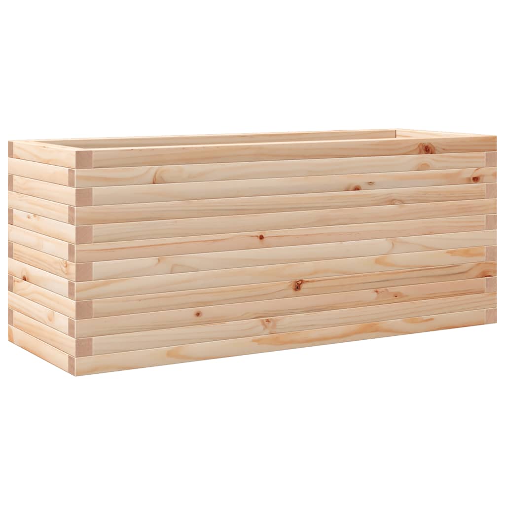 vidaXL Pflanzkübel 110x40x45,5 cm Massivholz Kiefer