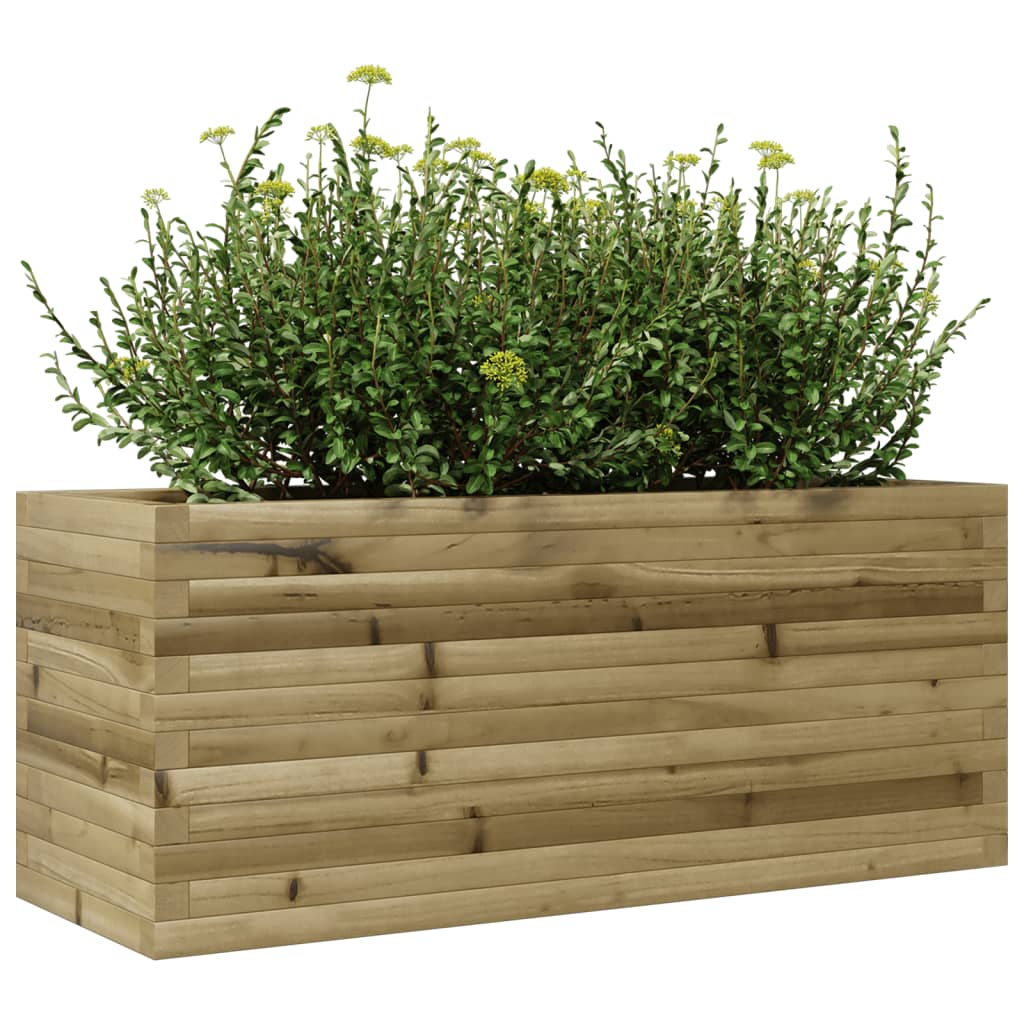 vidaXL Pflanzkübel 110x40x45,5 cm Kiefernholz Imprägniert