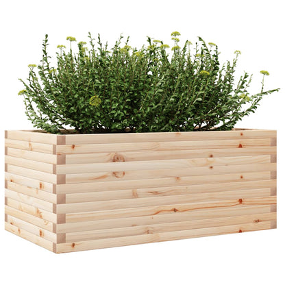 vidaXL Pflanzkübel 110x60x45,5 cm Massivholz Kiefer