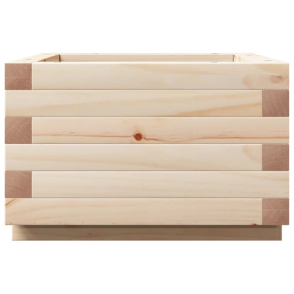 vidaXL Pflanzkübel 40x40x26,5 cm Massivholz Kiefer