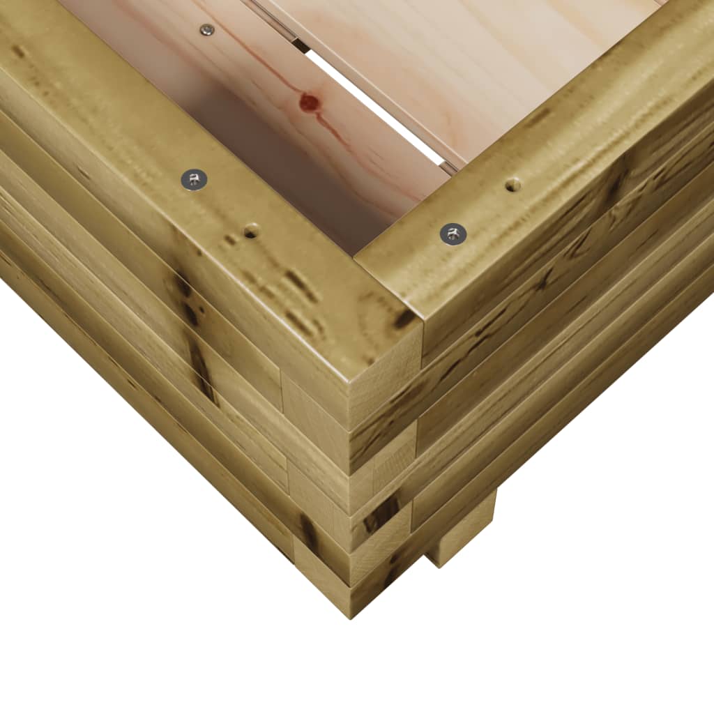 vidaXL Pflanzkübel 40x40x26,5 cm Kiefernholz Imprägniert