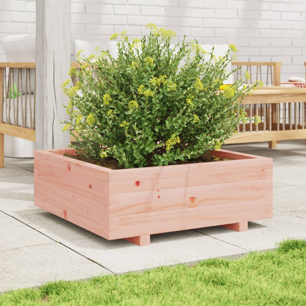vidaXL Pflanzkübel 70x70x26,5 cm Massivholz Douglasie