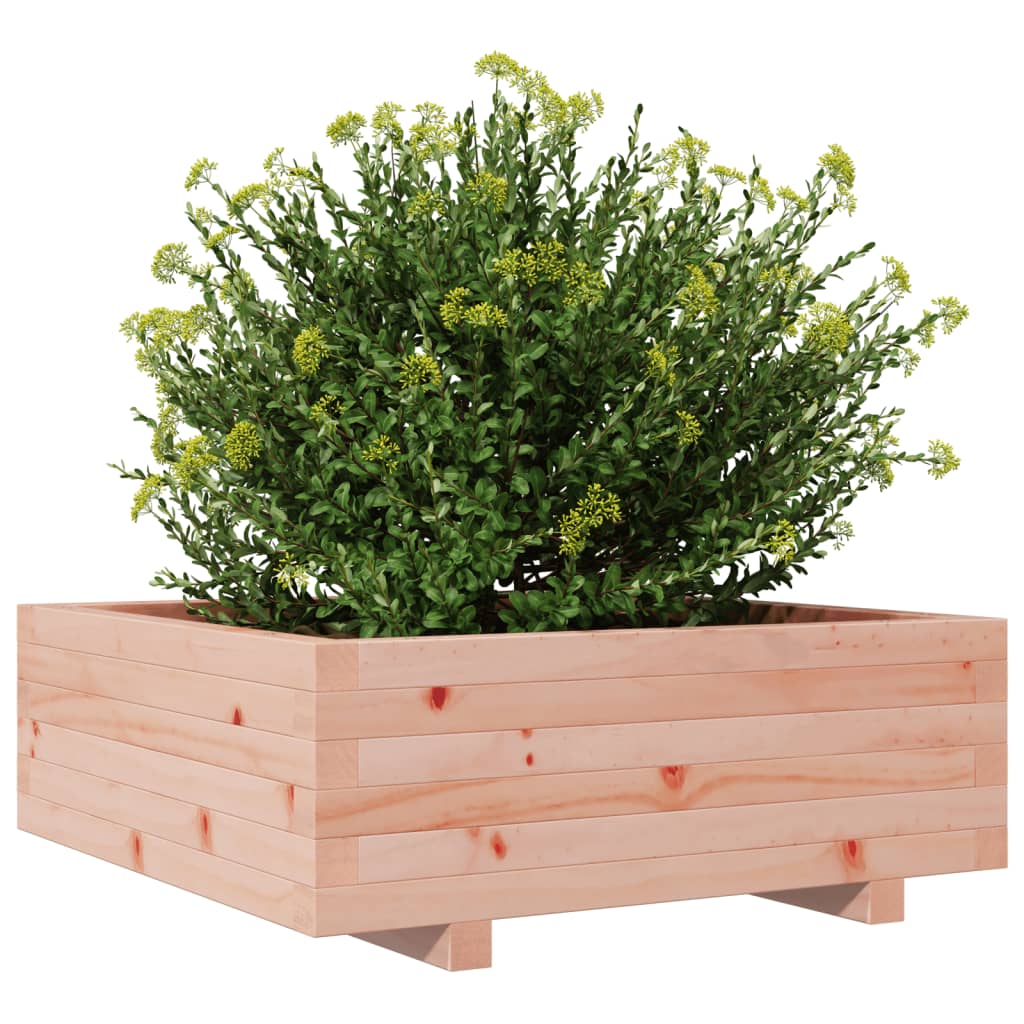 vidaXL Pflanzkübel 70x70x26,5 cm Massivholz Douglasie