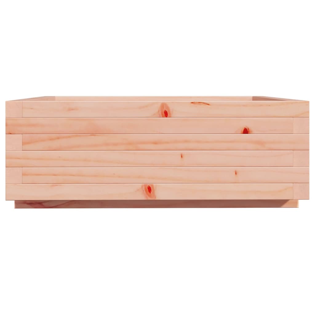 vidaXL Pflanzkübel 70x70x26,5 cm Massivholz Douglasie