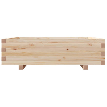 vidaXL Pflanzkübel 90x90x26,5 cm Massivholz Kiefer