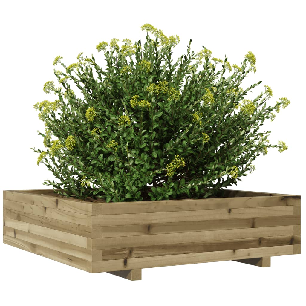 vidaXL Pflanzkübel 90x90x26,5 cm Kiefernholz Imprägniert