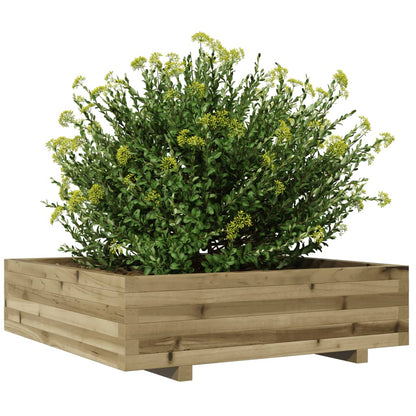 vidaXL Pflanzkübel 90x90x26,5 cm Kiefernholz Imprägniert