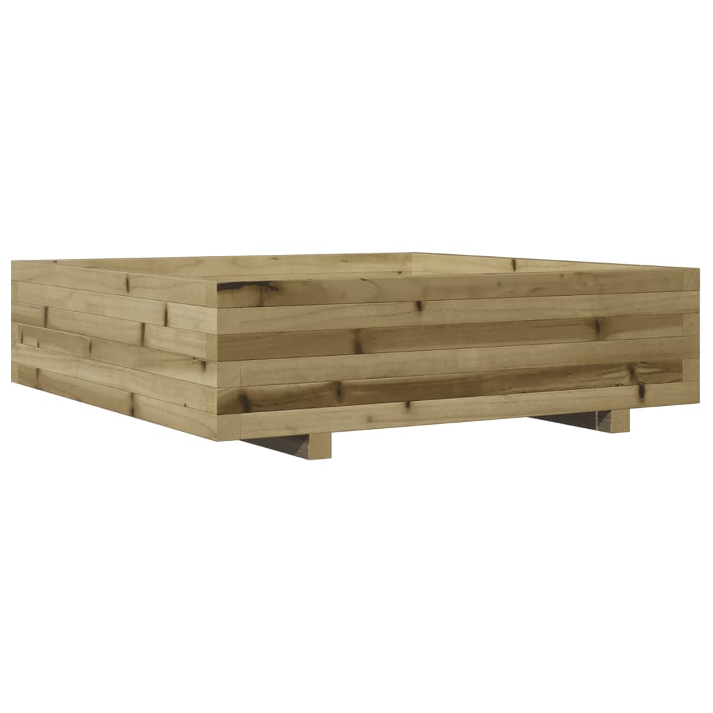 vidaXL Pflanzkübel 90x90x26,5 cm Kiefernholz Imprägniert