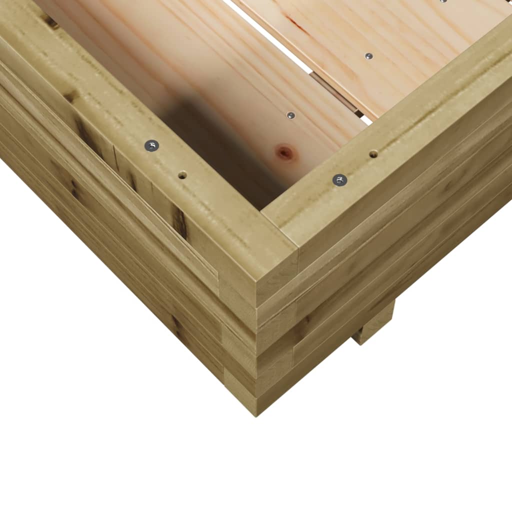 vidaXL Pflanzkübel 90x90x26,5 cm Kiefernholz Imprägniert