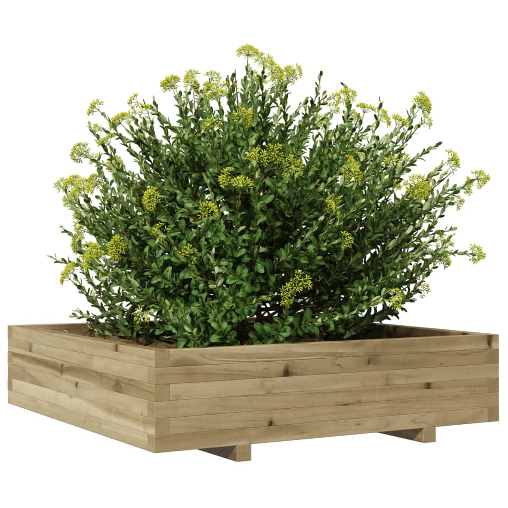 vidaXL Pflanzkübel 100x100x26,5 cm Kiefernholz Imprägniert