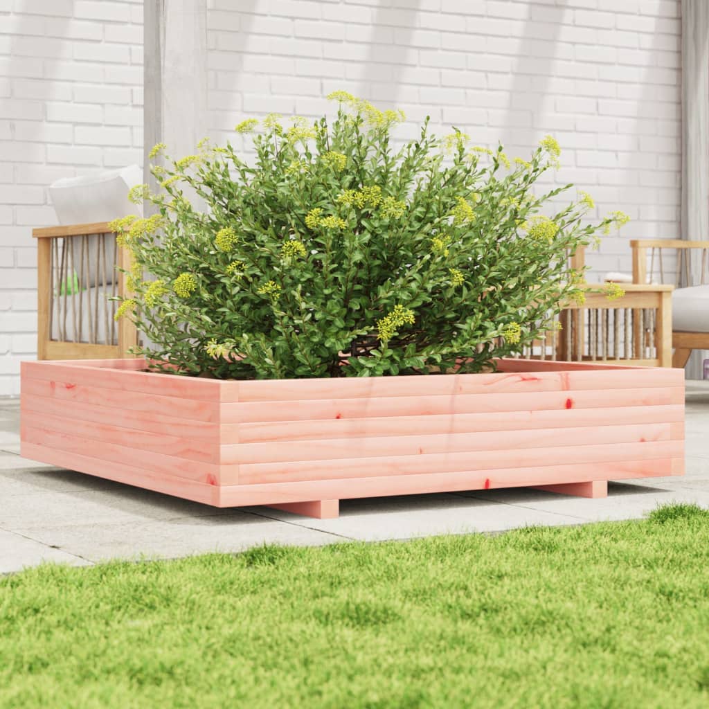 vidaXL Jardinière 110x110x26,5 cm en bois massif de douglas