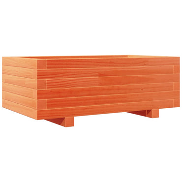 vidaXL Jardinière marron miel 70x40x26,5 cm en pin massif