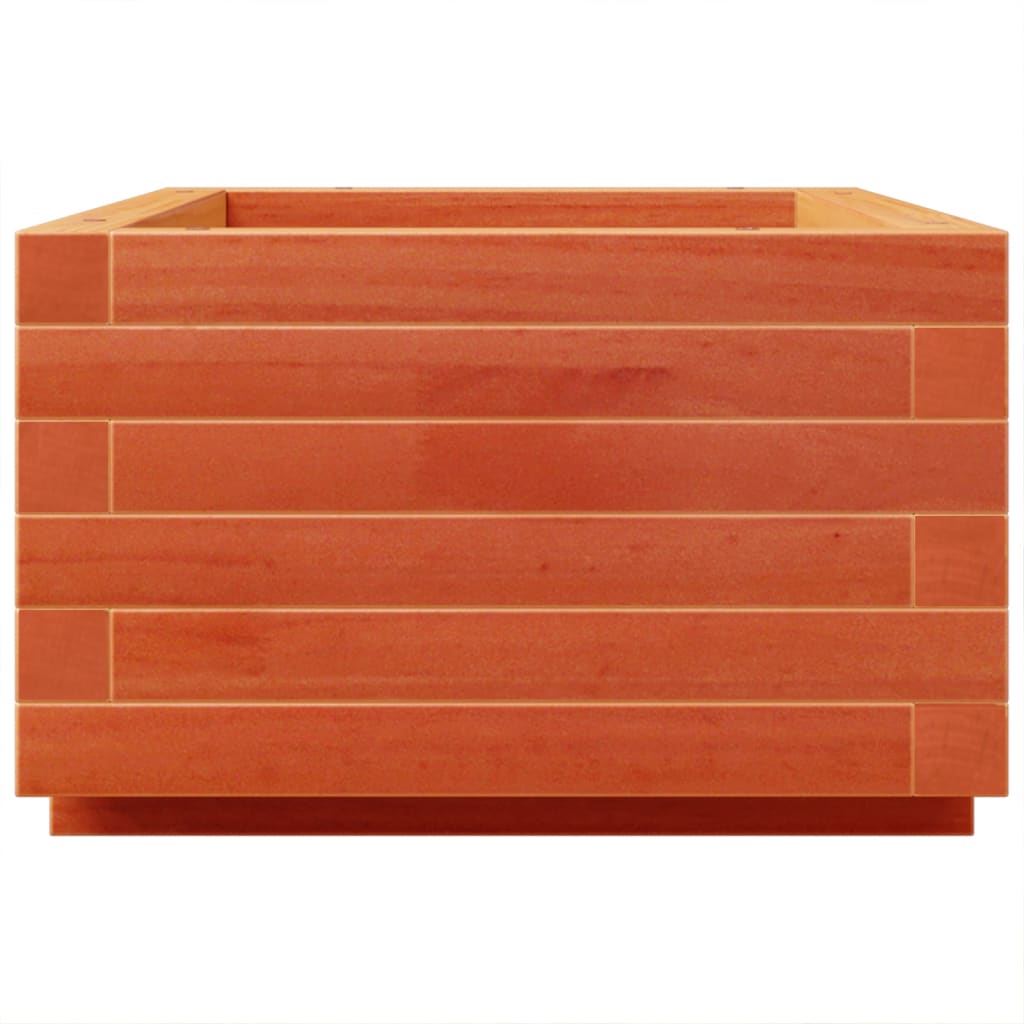 vidaXL Jardinière marron miel 70x40x26,5 cm en pin massif