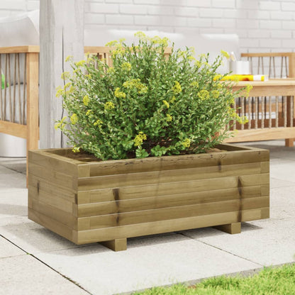 vidaXL Jardinière 70x40x26,5 cm Bois de pin Imprégné
