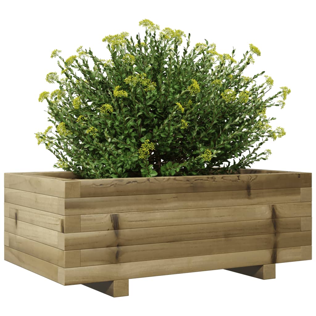 vidaXL Jardinière 70x40x26,5 cm Bois de pin Imprégné