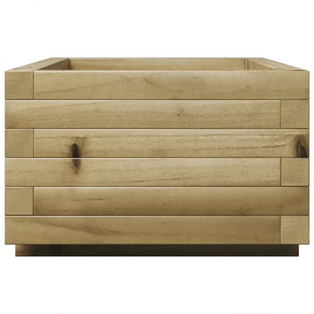 vidaXL Jardinière 70x40x26,5 cm Bois de pin Imprégné
