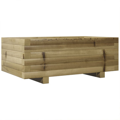 vidaXL Jardinière 70x40x26,5 cm Bois de pin Imprégné