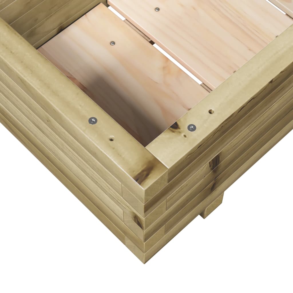 vidaXL Jardinière 70x40x26,5 cm Bois de pin Imprégné