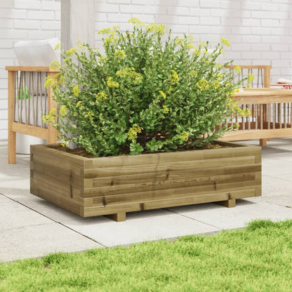 vidaXL Jardinière 90x60x26,5 cm Pin Imprégné