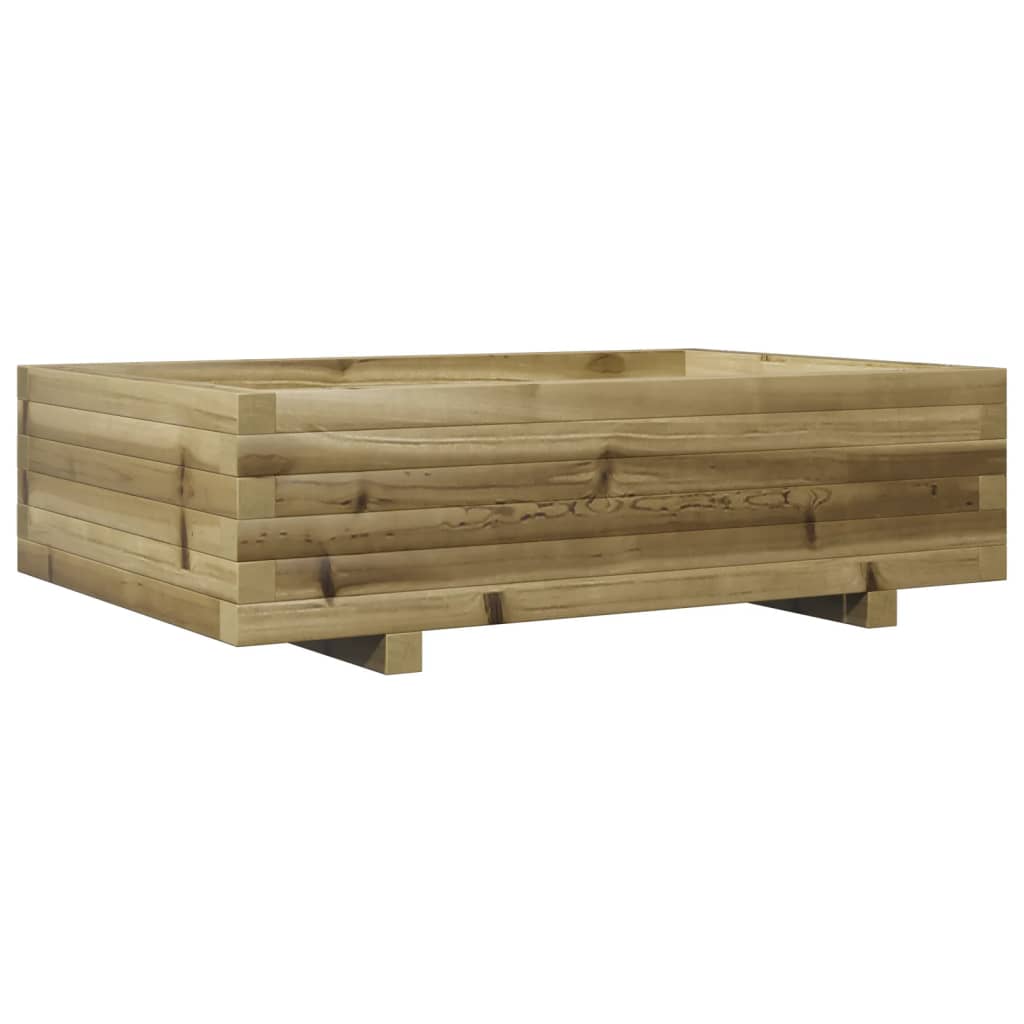 vidaXL Jardinière 90x60x26,5 cm Pin Imprégné