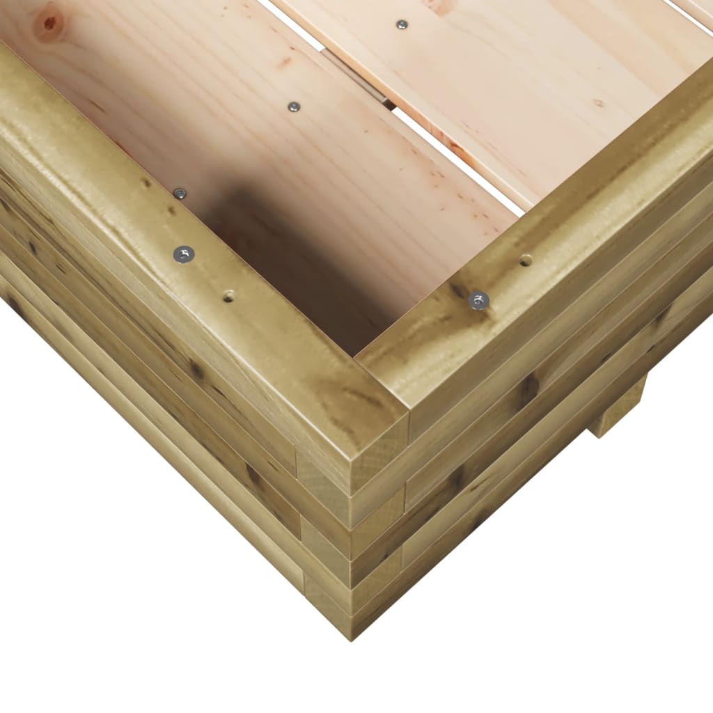vidaXL Jardinière 90x60x26,5 cm Pin Imprégné