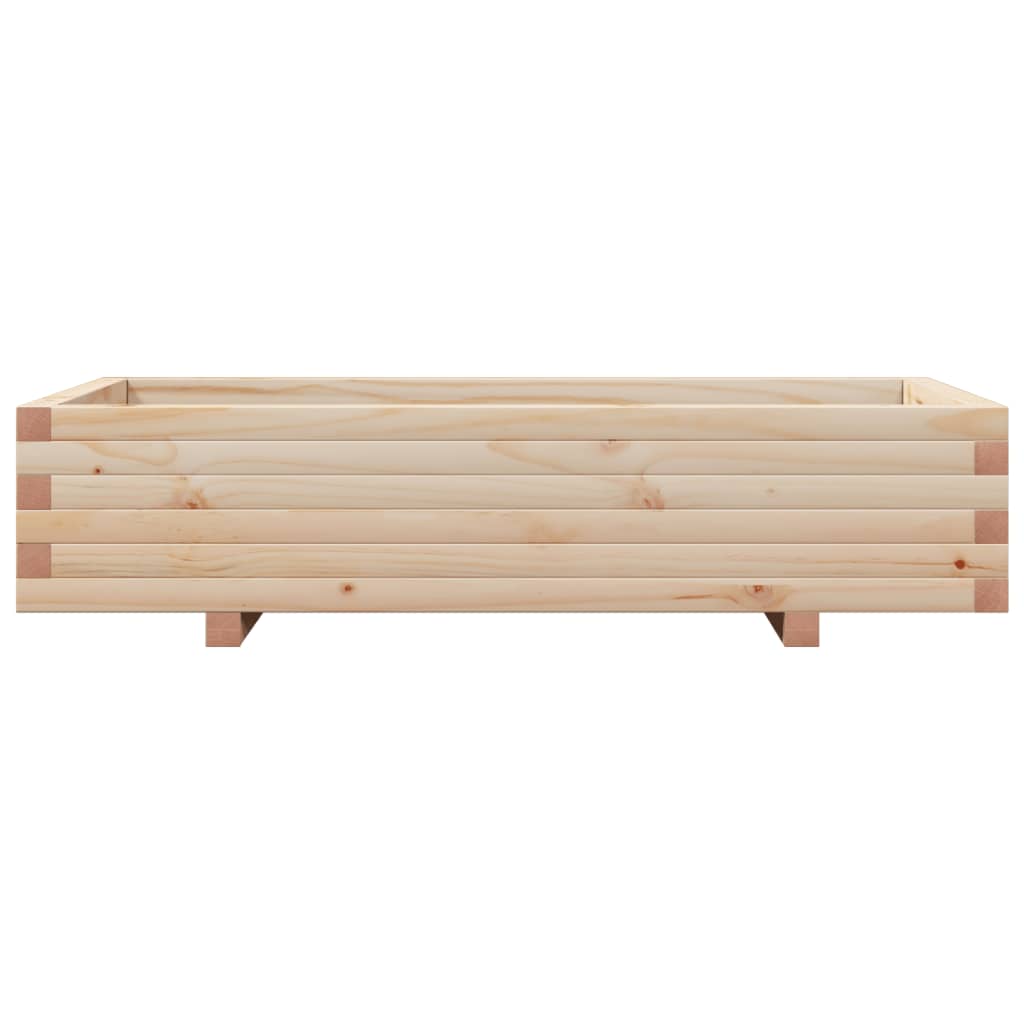 vidaXL Pflanzkübel 110x60x26,5 cm Massivholz Kiefer