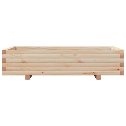 vidaXL Pflanzkübel 110x60x26,5 cm Massivholz Kiefer