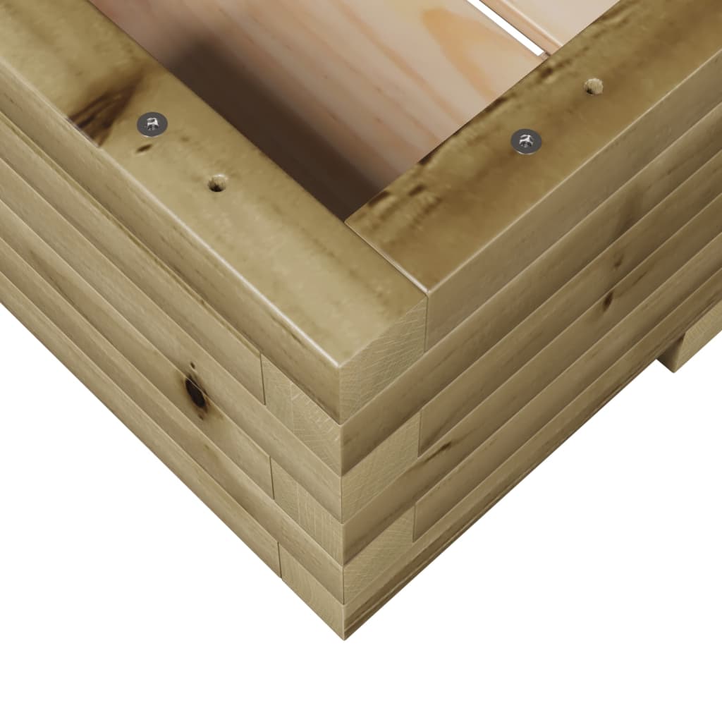 vidaXL Pflanzkübel 110x60x26,5 cm Kiefernholz Imprägniert