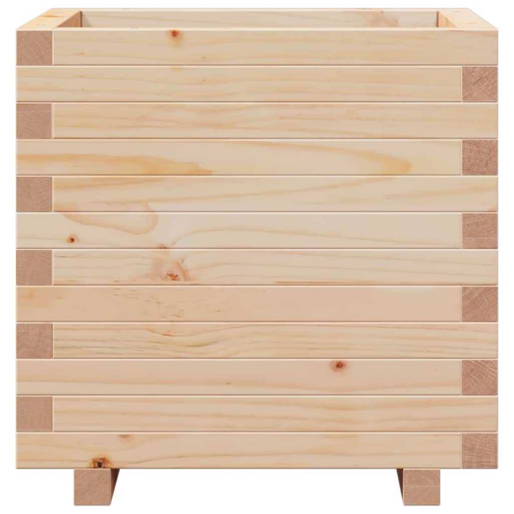 vidaXL Pflanzkübel 50x50x49,5 cm Massivholz Kiefer