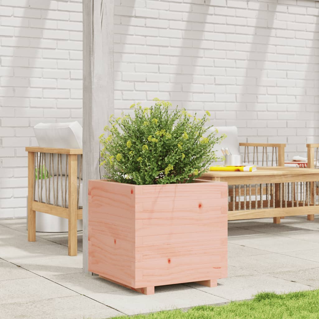 vidaXL Pflanzkübel 50x50x49,5 cm Massivholz Douglasie