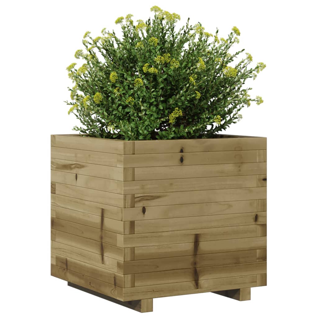 vidaXL Pflanzkübel 50x50x49,5 cm Kiefernholz Imprägniert
