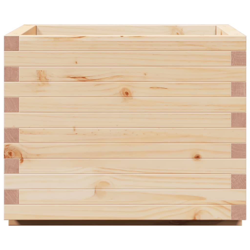vidaXL Pflanzkübel 60x60x49,5 cm Massivholz Kiefer
