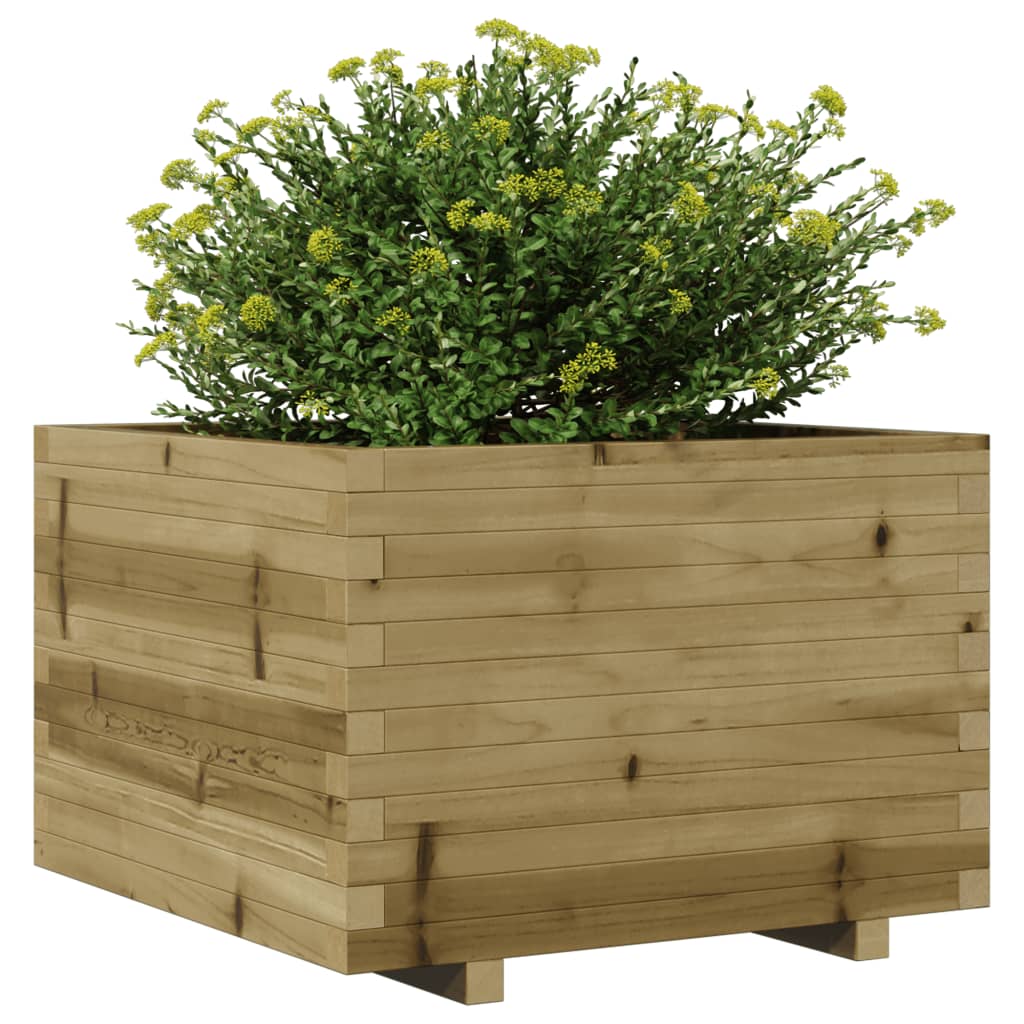 vidaXL Pflanzkübel 70x70x49,5 cm Kiefernholz Imprägniert