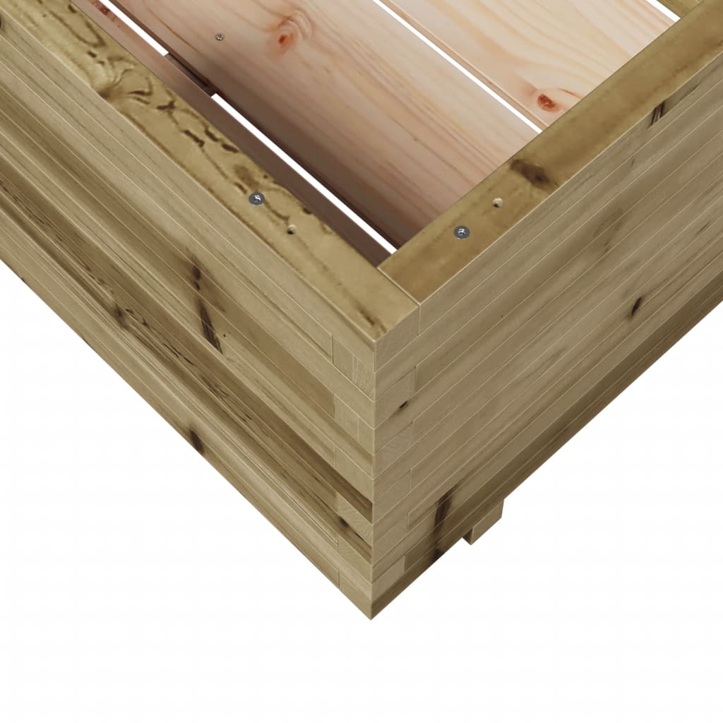 vidaXL Pflanzkübel 70x70x49,5 cm Kiefernholz Imprägniert