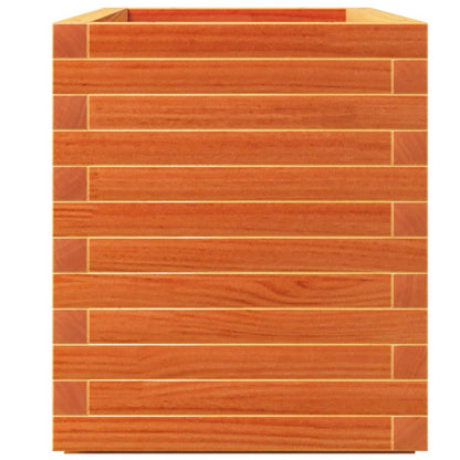 vidaXL Pflanzkübel Wachsbraun 90x40x49,5 cm Massivholz Kiefer