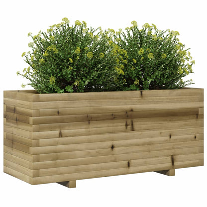 vidaXL Pflanzkübel 110x40x49,5 cm Kiefernholz Imprägniert
