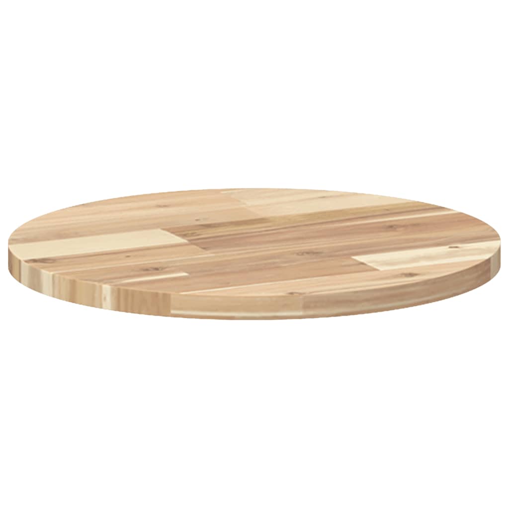 vidaXL Tischplatte Rund Ø40x2 cm Massivholz Akazie