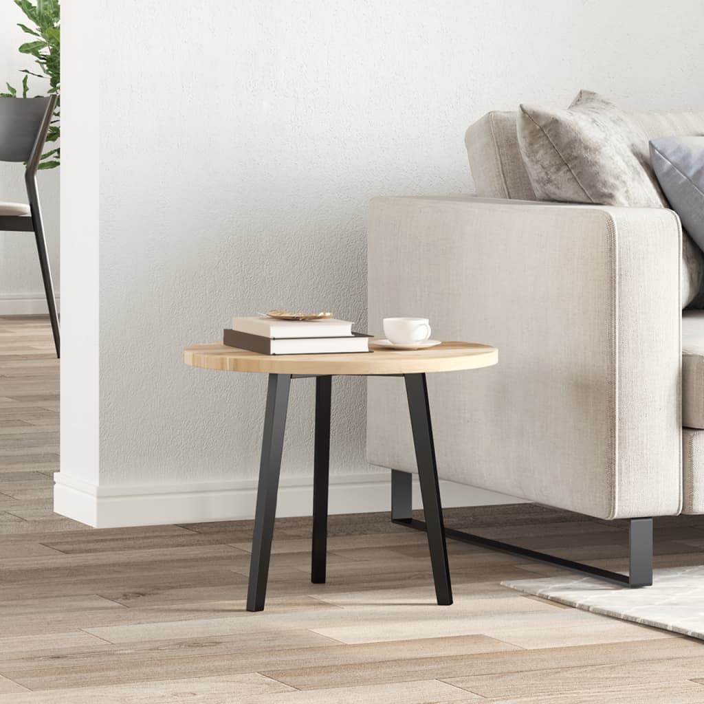 vidaXL Tischplatte Rund Ø50x2 cm Massivholz Akazie