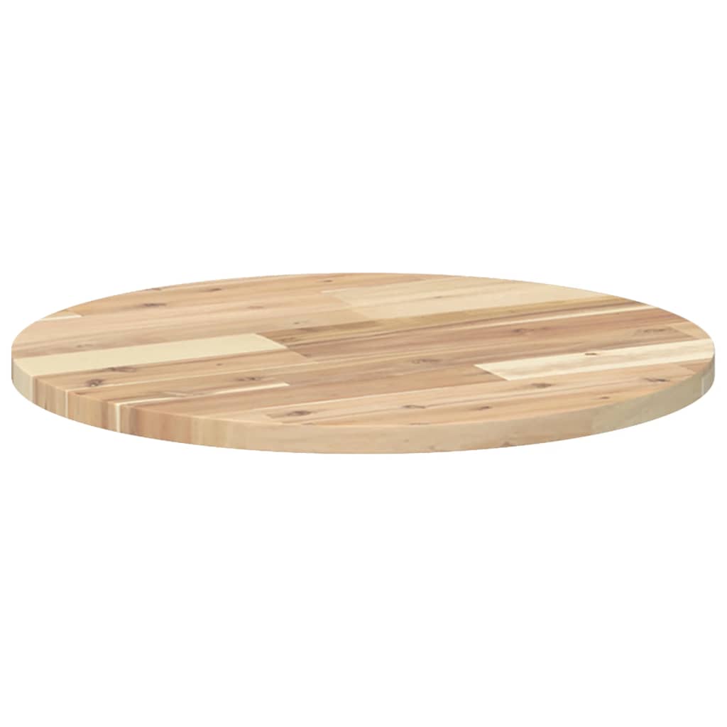 vidaXL Tischplatte Rund Ø50x2 cm Massivholz Akazie